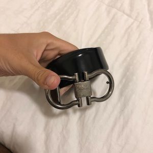 Salvatore Ferragamo Belt - reversible black/brown